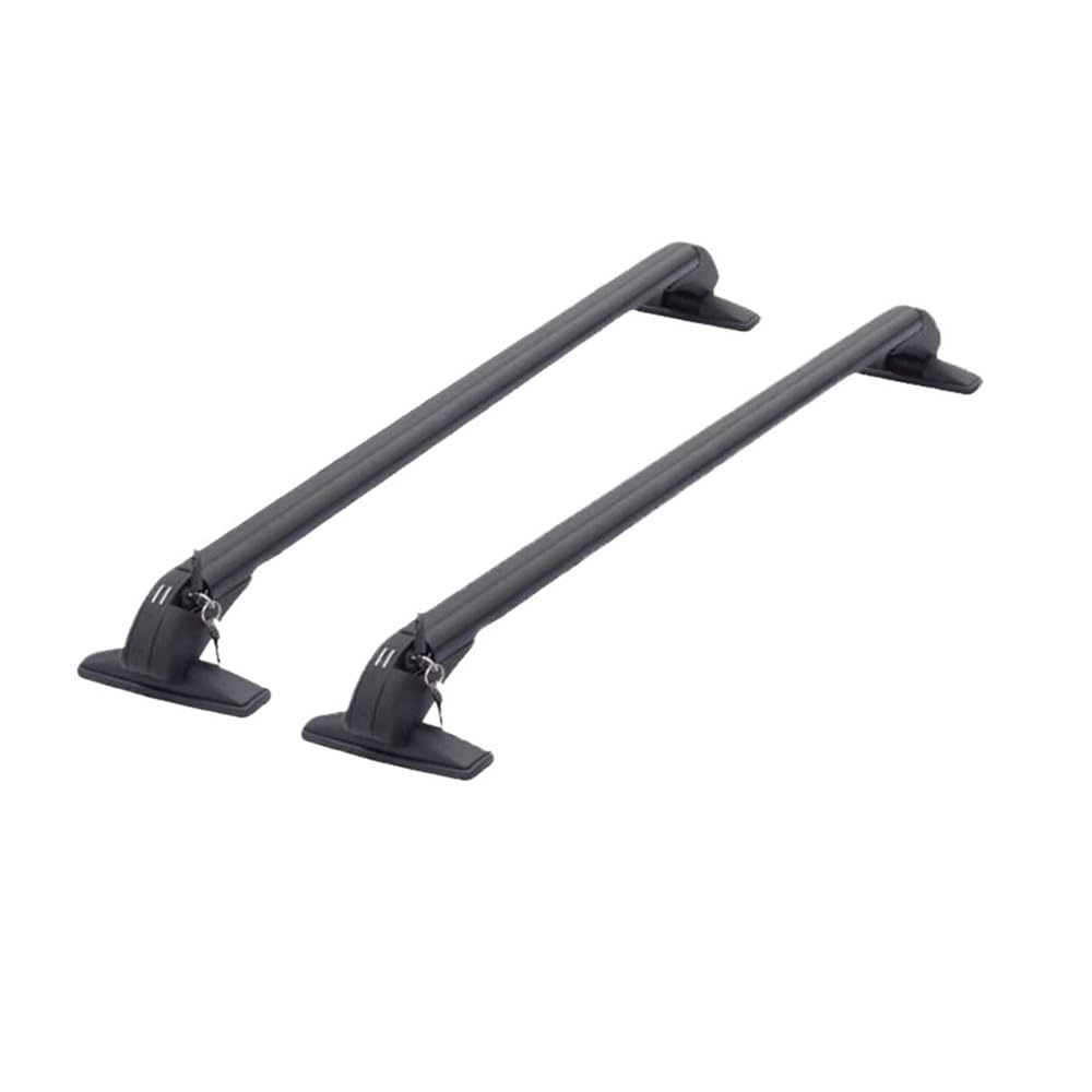 1 Paar Universalfahrzeug mit Schloss Autodach-Montageträger-Schienenstange Schwarzes Aluminiumgepäck Kompatibel for Träger-Top-Autoträger-Modifikationsteil(A2) von HWZNB