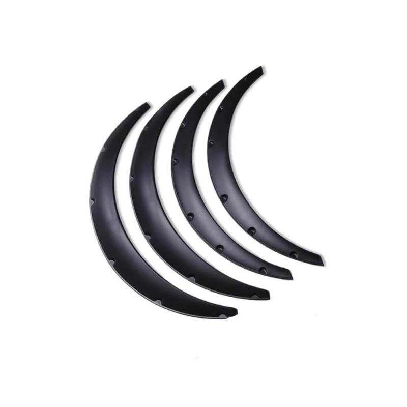 4 Stück 3,5 Zoll Carbon Look Radlauf Kotflügelverbreiterungen Abdeckung Verkleidung Kotflügel Schutzlippenstreifen Kompatibel for Honda Accord Civic von HWZNB