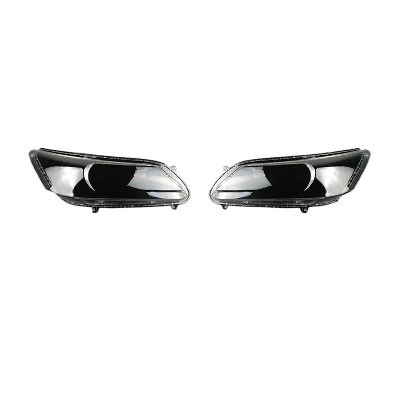 Autoscheinwerfer-Abdeckung, Linse, Glasschale, Frontscheinwerfer, Autolicht, transparenter Lampenschirm, kompatibel mit Honda Accord Nine Generation 2014 2015(Black) von HWZNB