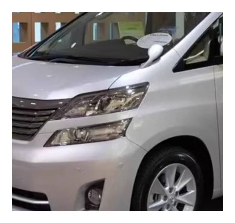 Autoscheinwerferabdeckung, Frontscheinwerfer-Kunststoffmaske, Linsen-Lampenschirmschale, Ersatz for das Originalglas, kompatibel mit Toyota Vellfire 2008–2014(Left) von HWZNB