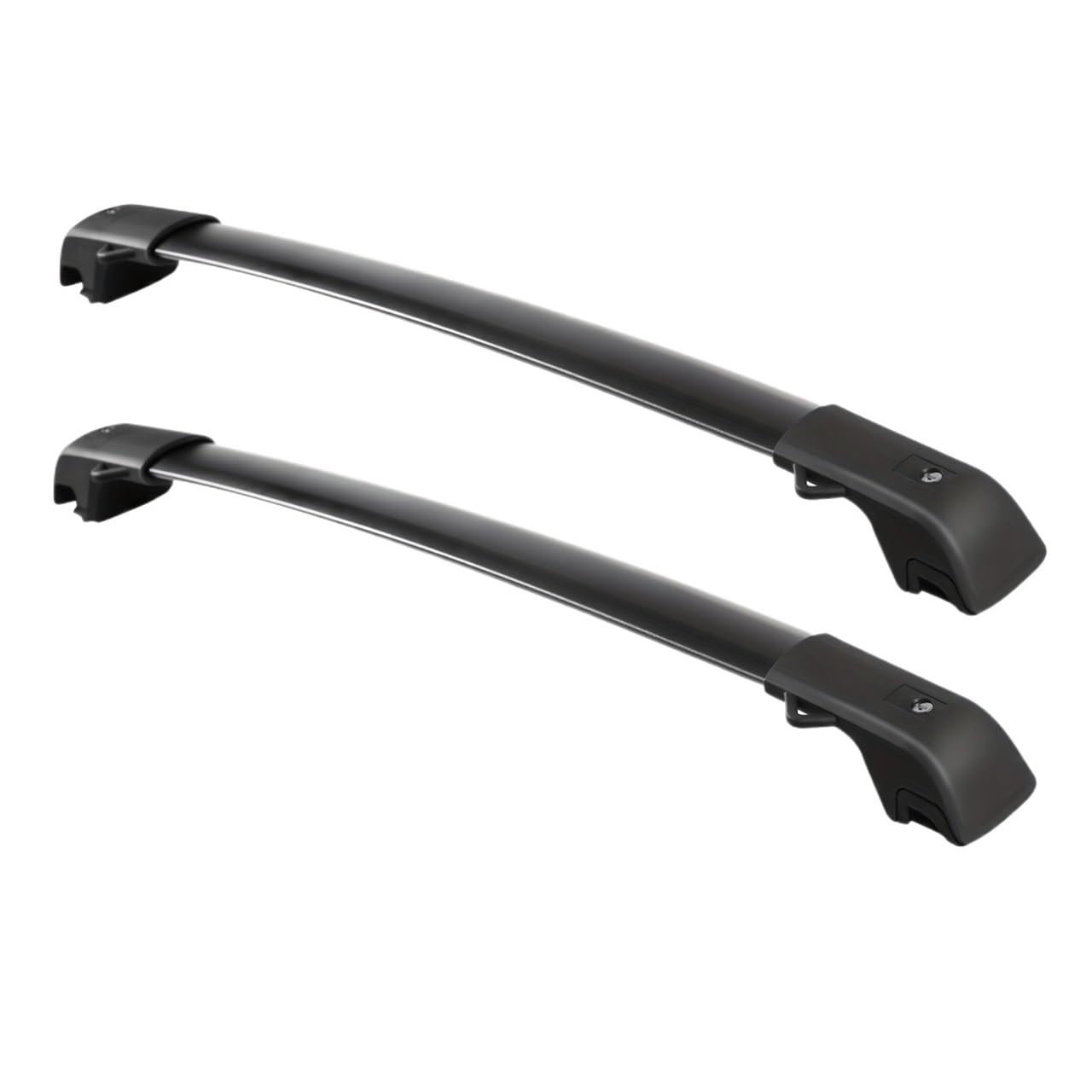 Dachgepäckträger-Querträger, 220 lbs, kompatibel mit Nissan Rogue 2014–2020 (mit erhöhten Seitenschienen), Robustes Aluminium, abschließbares Gepäck von HWZNB