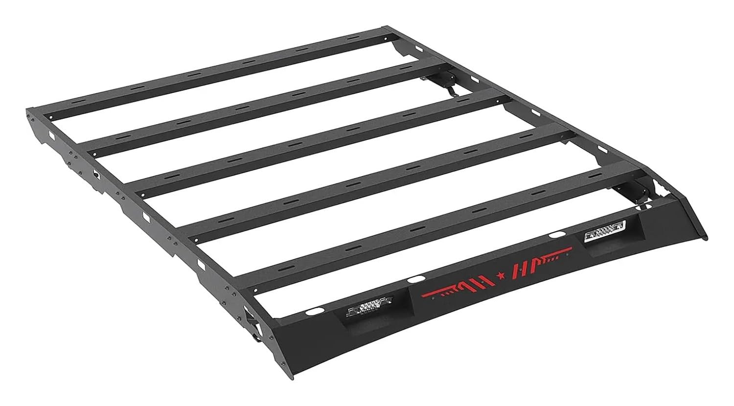 Dachkorb/Gepäckträger kompatibel mit 2014-2021 Toyota Tundra CrewMax (Crew) Cab Modelle, Heavy Duty Cargo Carrier Frames Schwarz von HWZNB