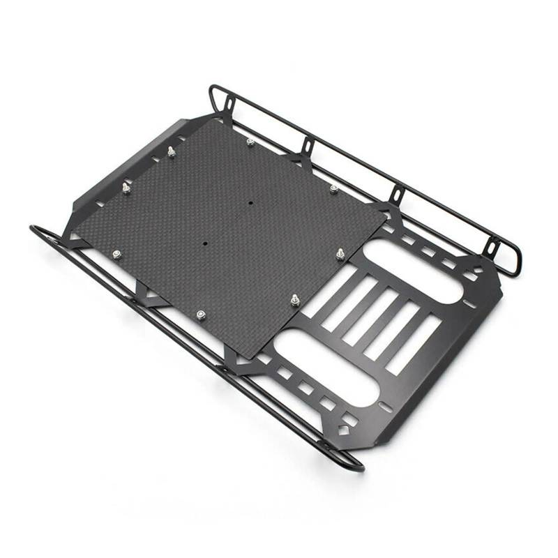 Metall-Überrollkäfig 1:10 Dachgepäckträger Kompatibel mit Ford Bronco TRX-4 2021 Schwarz Rc Truck Modell-Upgrade-Zubehör von HWZNB