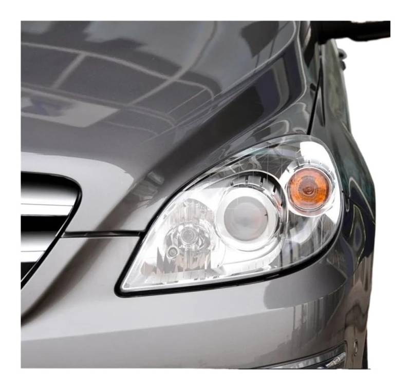 Scheinwerfergehäuse, Scheinwerferlampenabdeckung, Lampenschirm, Glaslinse, kompatibel mit Mercedes Benz B-Klasse W245 B180 B200 2005 2006 2007 2008 2009 2010(Left) von HWZNB