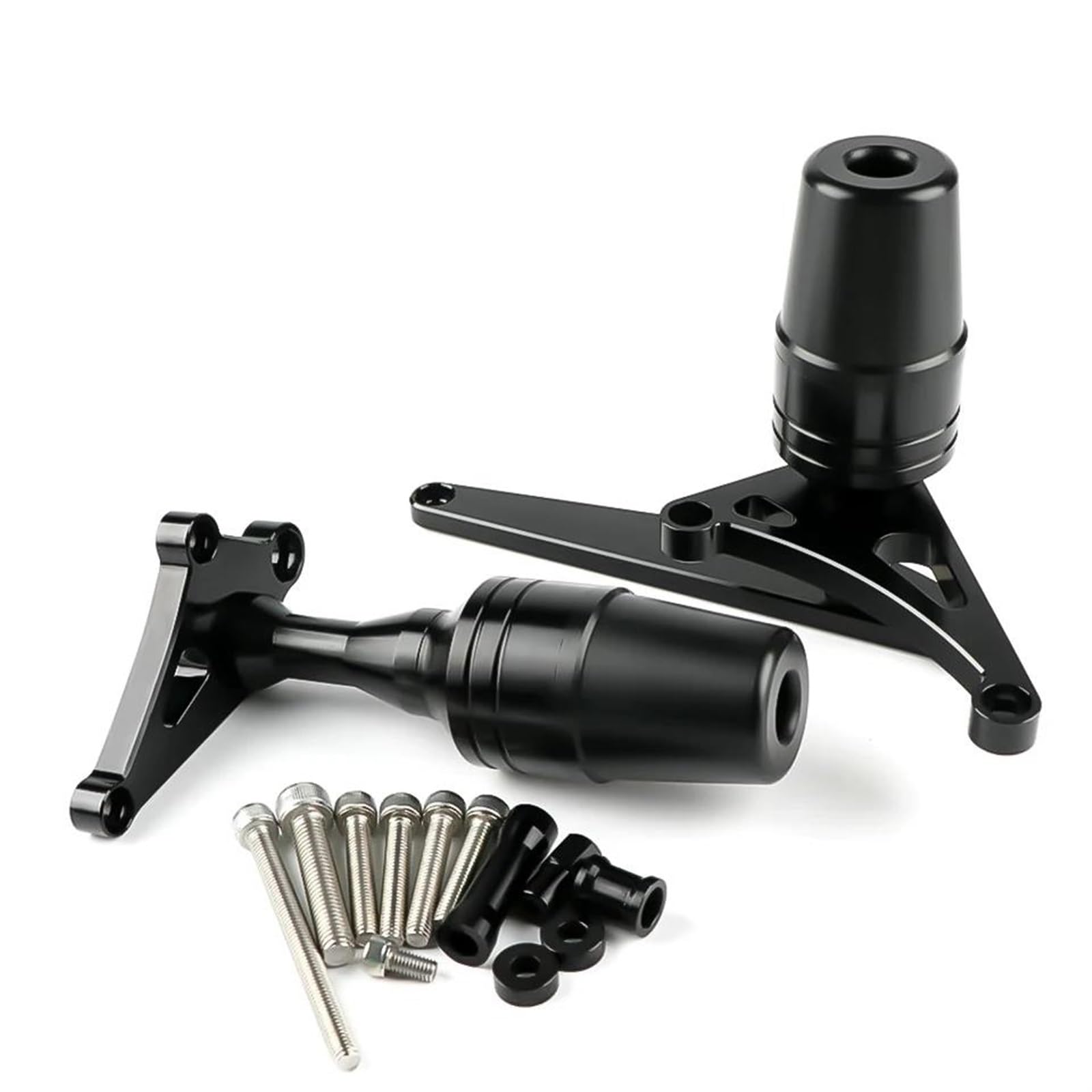 Motorrad-Slider Für Ducati Streetfighter V2 2022 Motorräder Motor Schutz Abdeckung Rahmen Sliders Crash Pad Fallende Schutzfolie Motorrad-Rahmenverkleidungen(Black) von HXCKBLBY