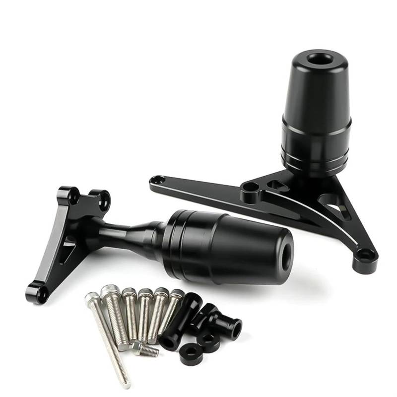 Motorrad-Slider Für Ducati Streetfighter V2 2022 Motorräder Motor Schutz Abdeckung Rahmen Sliders Crash Pad Fallende Schutzfolie Motorrad-Rahmenverkleidungen(Black) von HXCKBLBY
