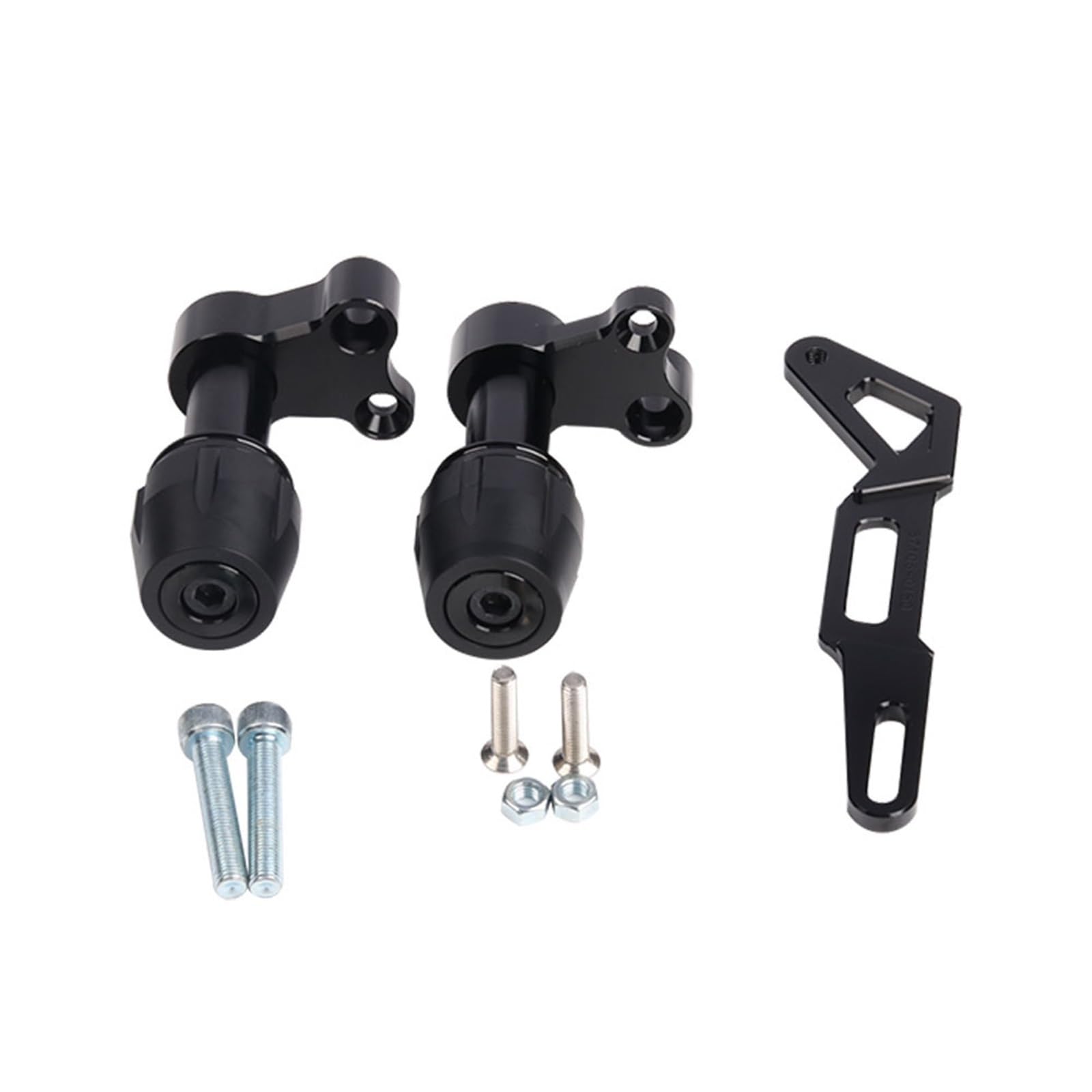 Motorrad-Slider Für Forza 350 Forza350 2020 2021 2022 Motorrad Zubehör Schalldämpfer Fallende Schutz Auspuff Slider Crash Motorrad-Rahmenverkleidungen(Black) von HXCKBLBY