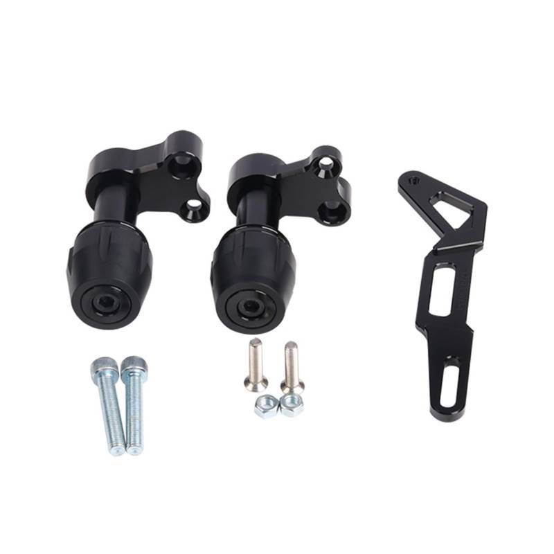 Motorrad-Slider Für Forza 350 Forza350 2020 2021 2022 Motorrad Zubehör Schalldämpfer Fallende Schutz Auspuff Slider Crash Motorrad-Rahmenverkleidungen(Black) von HXCKBLBY