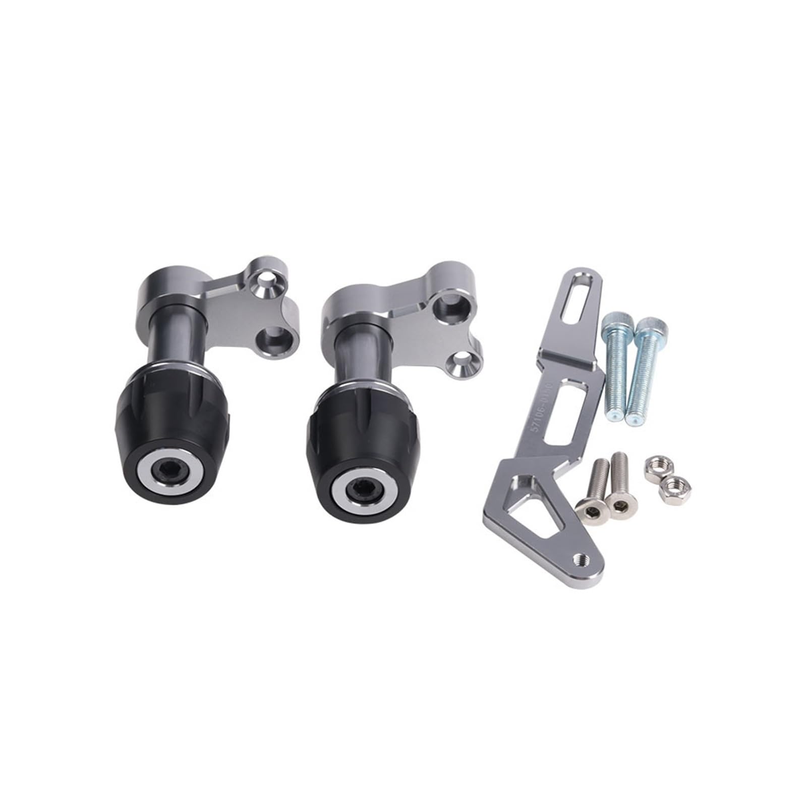 Motorrad-Slider Für Forza 350 Forza350 2020 2021 2022 Motorrad Zubehör Schalldämpfer Fallende Schutz Auspuff Slider Crash Motorrad-Rahmenverkleidungen(Gray) von HXCKBLBY