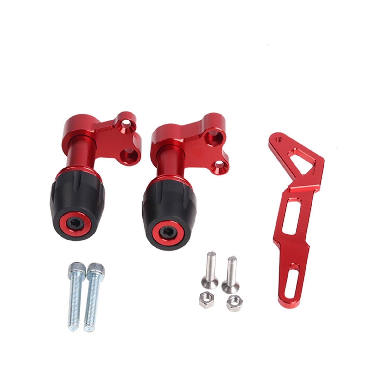Motorrad-Slider Für Forza 350 Forza350 2020 2021 2022 Motorrad Zubehör Schalldämpfer Fallende Schutz Auspuff Slider Crash Motorrad-Rahmenverkleidungen(Red) von HXCKBLBY
