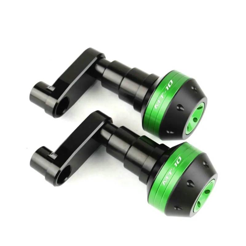 Motorrad-Slider Für MT-10 MT10 MT 10 FZ-10 FZ10 FZ 10 Motorrad Absturzsicherung Anti Crash Pad Schutz Rahmen Slider Verkleidung Schutz Motorrad-Rahmenverkleidungen(Green-Y) von HXCKBLBY
