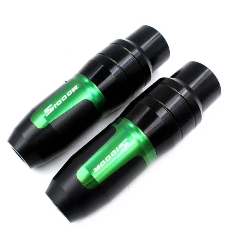 Motorrad-Slider Für S1000R S 1000R S1000 R Motorrad Zubehör CNC Aluminium Rahmen Crash Pads Auspuff Sliders Crash Protector Mit Motorrad-Rahmenverkleidungen(Green) von HXCKBLBY