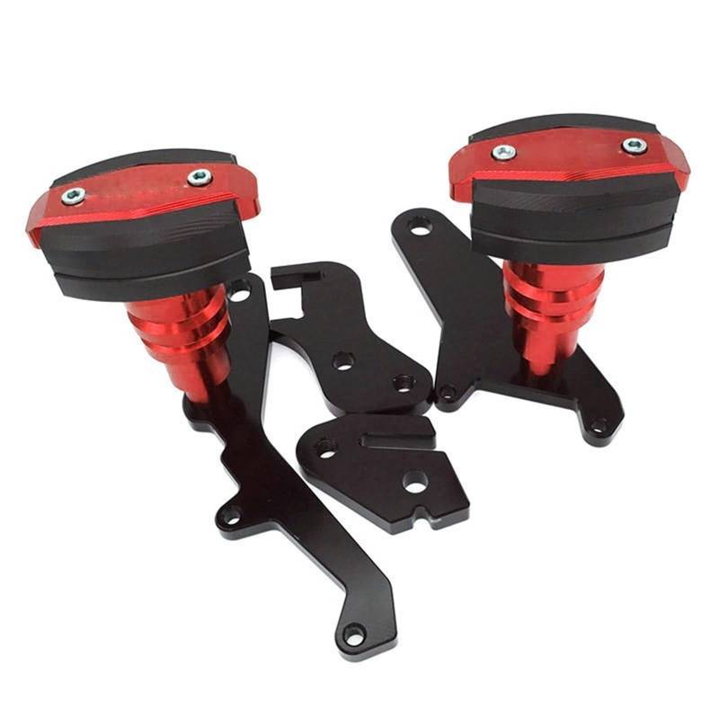 Motorrad-Slider Motorrad CNC Fallende Schutz Rahmen Slider Verkleidung Schutz Crash Pad Für Suzuki GSX-R150 GSXR150 GSX-R125 GSXR125 GSXR125 150 Motorrad-Rahmenverkleidungen(Red) von HXCKBLBY