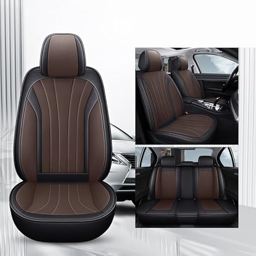 HXLOOK Auto Sitzbezüge Sets Für Kia EV9 2023 2024, Leder Wasserdicht Verschleißfest Innenraum Schonbezüge sitzschoner vorne und hinten,Black+Coffee HXLOOK Auto Sitzbezüge Sets Für Kia EV9 2023 2024, Leder Wasserdicht Verschleißfest Innenraum Schonbezüge sitzschoner vorne und hinten,Black+Coffee von HXLOOK