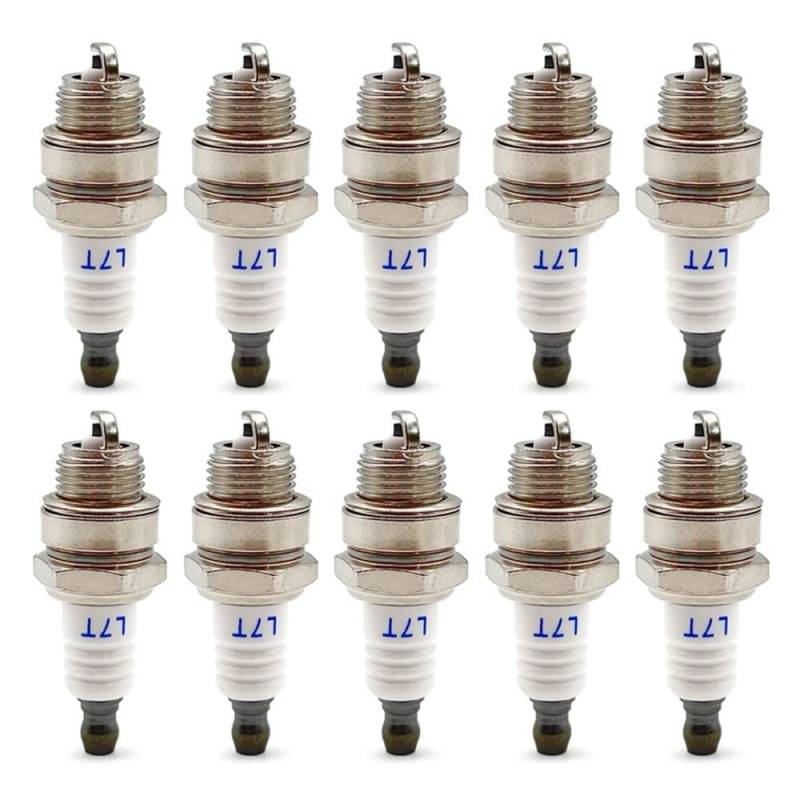 10 Pcs Zündkerze Fit for Benzin Garten Maschinen Motor Pinsel Cutter Kettensäge von HXMPJSD