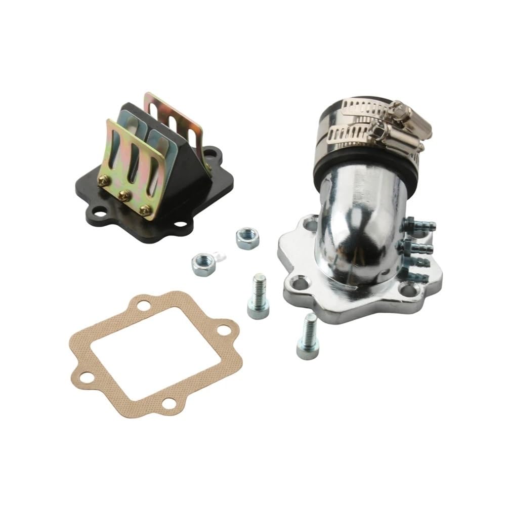 Roller Fit for 100 Racing Ansaugstutzen Reed Ventile for MBK Nitro Ovetto 100cc Booster100 4VP for Minarelli 2T Motor Teile von HXMPJSD