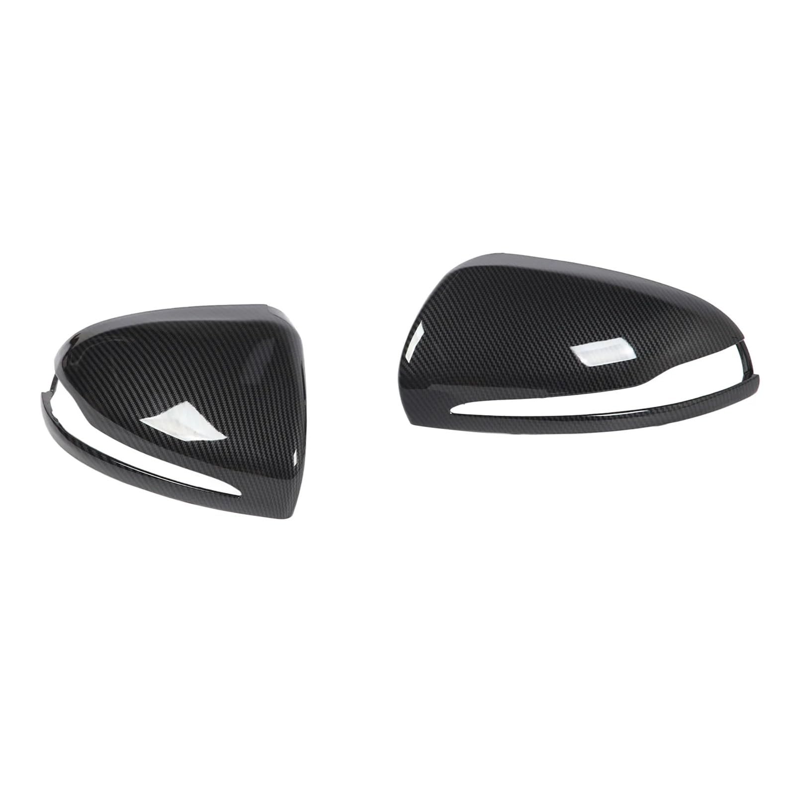 KANGYEBAIHUODIAN Außenspiegel links rechts, einfach zu installieren, 1 Paar, lichtechter Rückspiegel, staubdicht, passend for C-Klasse W205 GLC-Klasse X253 LHD(Carbon fiber pattern) von HXPKKX