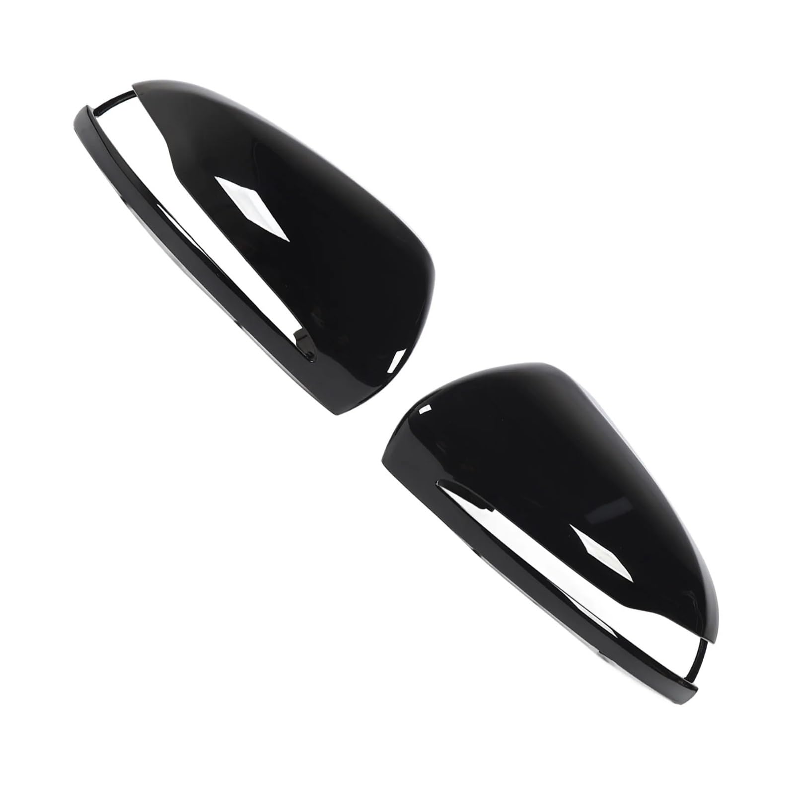 KANGYEBAIHUODIAN Außenspiegel links rechts, einfach zu installieren, 1 Paar, lichtechter Rückspiegel, staubdicht, passend for C-Klasse W205 GLC-Klasse X253 LHD(Glossy black) von HXPKKX