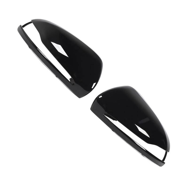 KANGYEBAIHUODIAN Außenspiegel links rechts, einfach zu installieren, 1 Paar, lichtechter Rückspiegel, staubdicht, passend for C-Klasse W205 GLC-Klasse X253 LHD(Glossy black) von HXPKKX