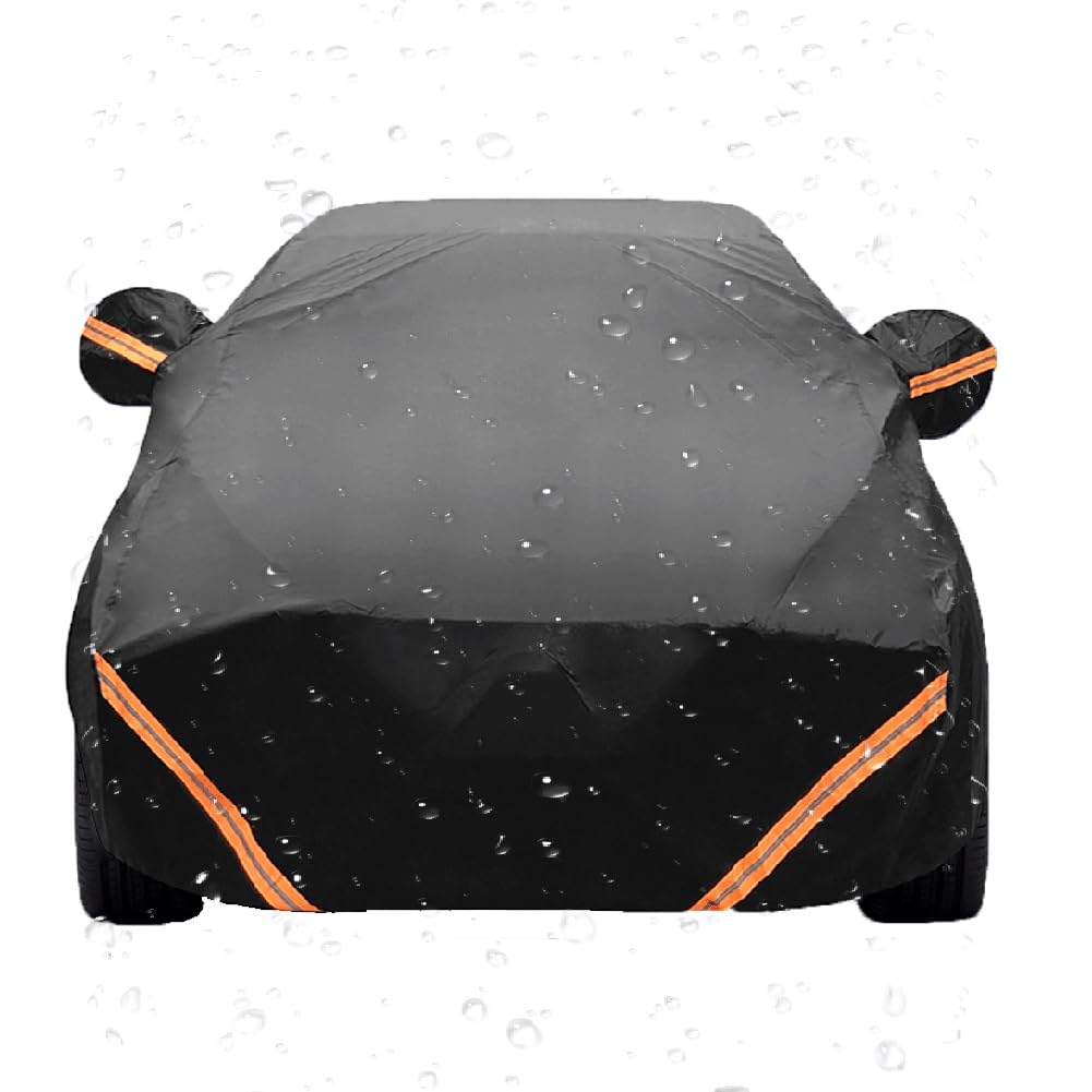 Autoabdeckung für Audi A3 Autoplane Wasserdicht Autohülle Abdeckplane Auto Staubdicht Winddicht Schneedicht UV-Schutz Outdoor Indoor Universale Autoschutzhülle(A,Für A4) von HXQSL