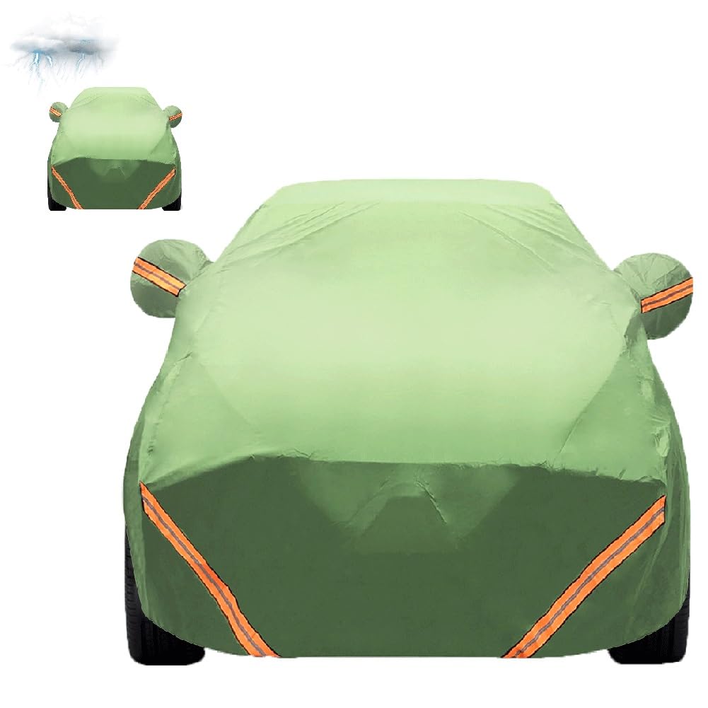 Autoabdeckung für Audi A3 Autoplane Wasserdicht Autohülle Abdeckplane Auto Staubdicht Winddicht Schneedicht UV-Schutz Outdoor Indoor Universale Autoschutzhülle(D,Für A3) von HXQSL