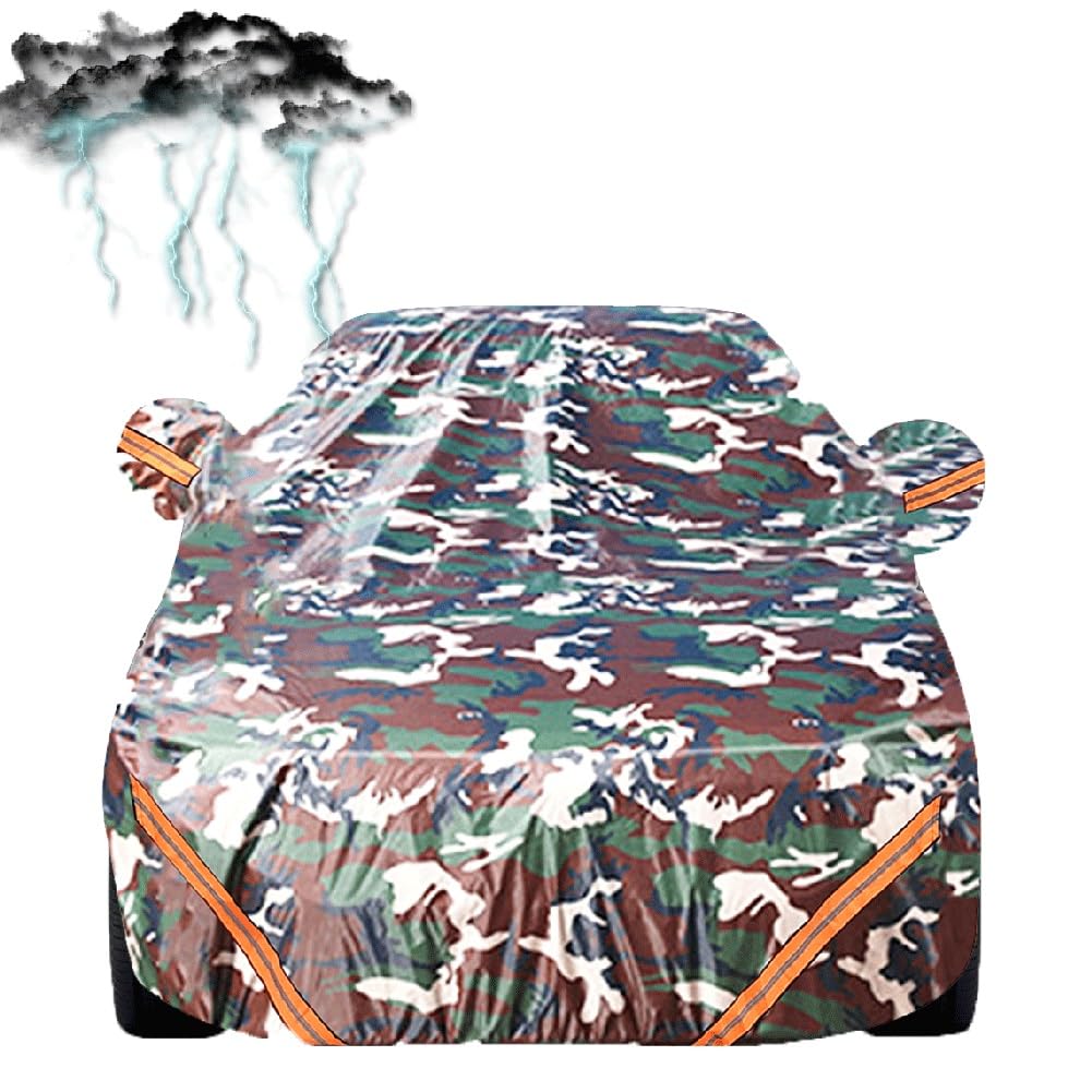 Autoabdeckung für Audi A3 Autoplane Wasserdicht Autohülle Abdeckplane Auto Staubdicht Winddicht Schneedicht UV-Schutz Outdoor Indoor Universale Autoschutzhülle(E,Für Q3) von HXQSL