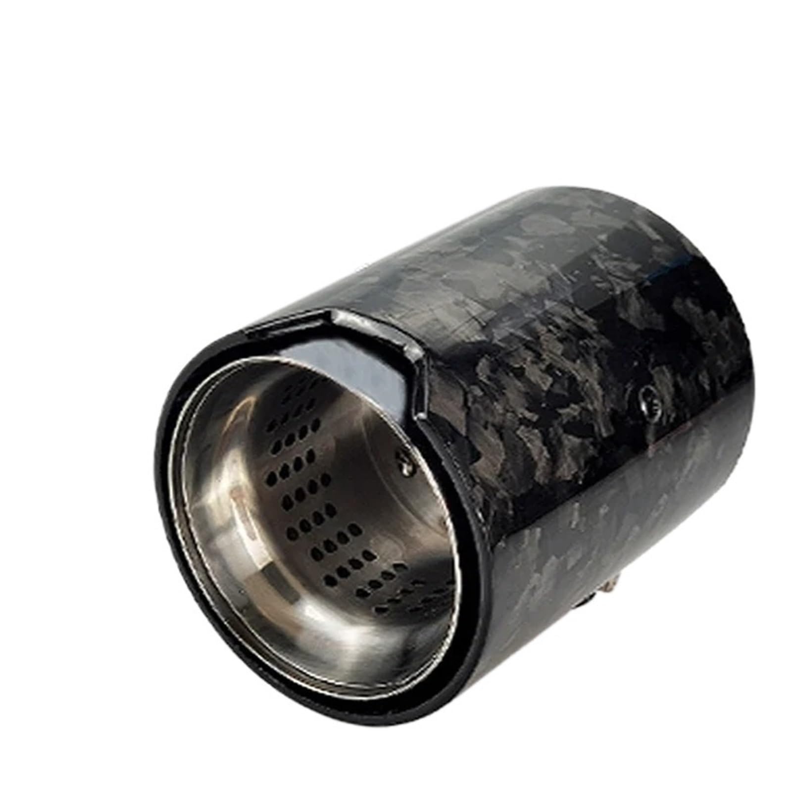 Auspuffrohr 1 Paar Für M2 Für M3 Für M4 Auto Carbon Fiber Edelstahl Auspuff TIPP Endrohr Schwanz Kehle Auspuffblenden(Silver-60mm) von HXVGEGKPYK
