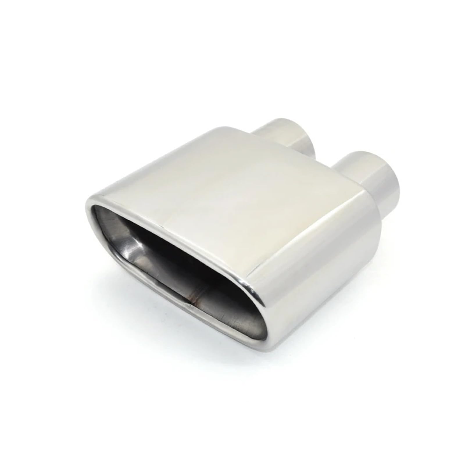 Auspuffrohr 1 STÜCKE Für X5 Auto Universal Doppel Innenauspuff Tipps Edelstahl Schalldämpfer Tipps Endrohr Auspuffblenden Auspuffrohr 1 STÜCKE Für X5 Auto Universal Doppel Innenauspuff Tipps Edelstahl Schalldämpfer Tipps Endrohr Auspuffblenden von HXVGEGKPYK