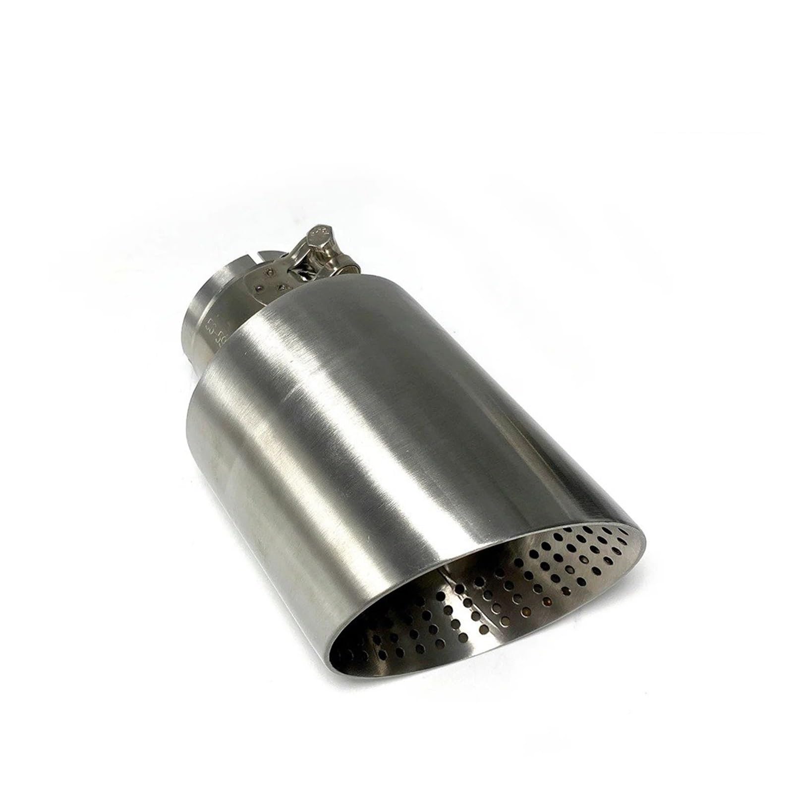 Auspuffrohr 1PCS glänzend schwarz Edelstahl Auto Universal Auto Modifikation Zubehör Auspuffrohr Schalldämpfer Auspuffblenden(70MM IN 89MM Out) von HXVGEGKPYK