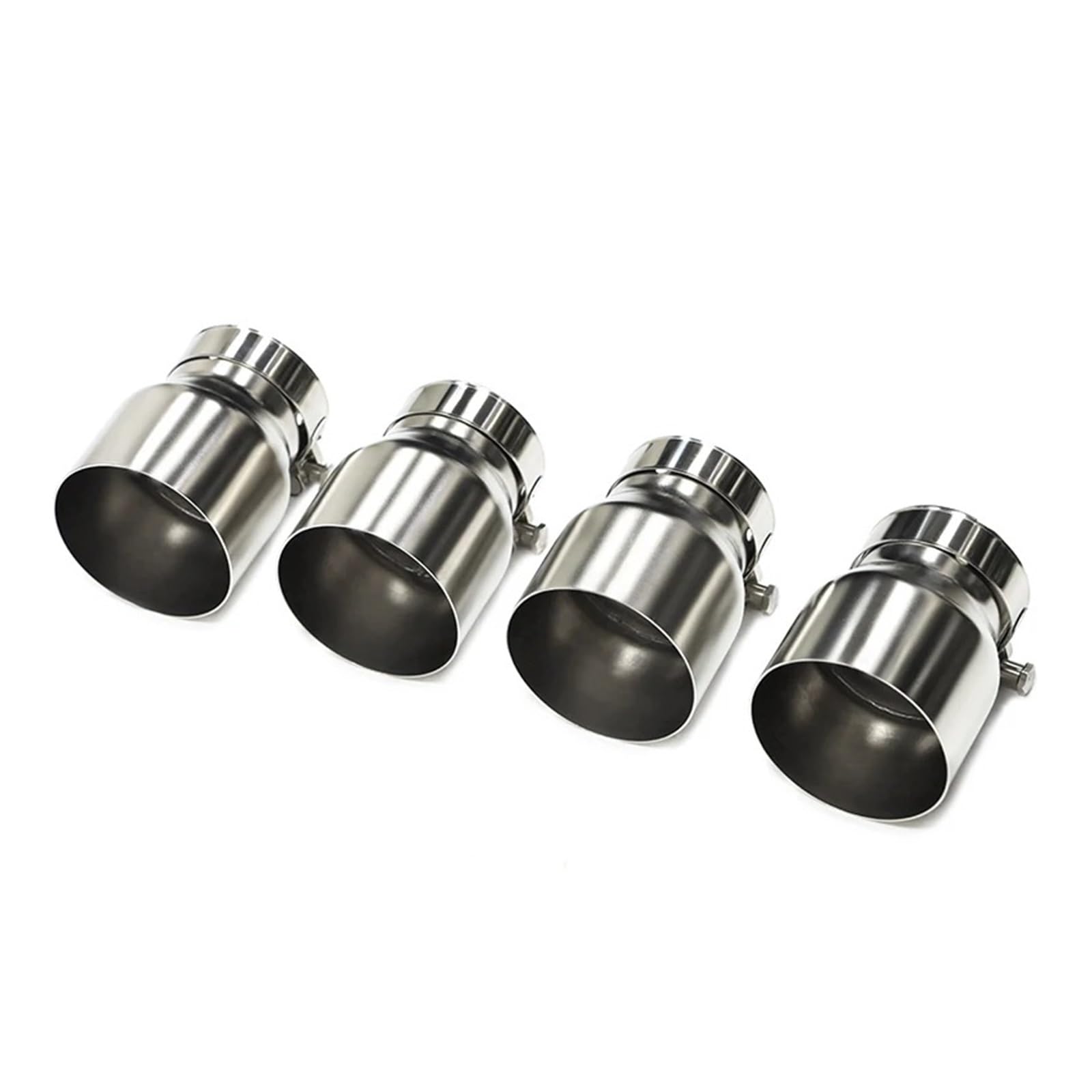 Auspuffrohr 4 Stück Für M2 F87 Für M3 F80 F82 Für M4 F83 Auto Edelstahl Auspuffspitzen Schalldämpfer Spitze Endrohr Düse Auspuffblenden(Silver) von HXVGEGKPYK
