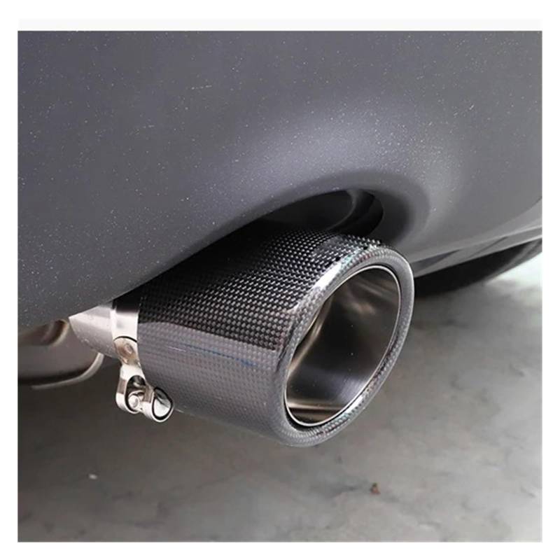 Auspuffrohr Für CX-5 Für Cx-4 Für Cx-3 Für Axela Für Atenza Auto Auspuff Endrohr Schalldämpfer Spitze 76-101mm Auspuffblenden(Curly Glossy) von HXVGEGKPYK