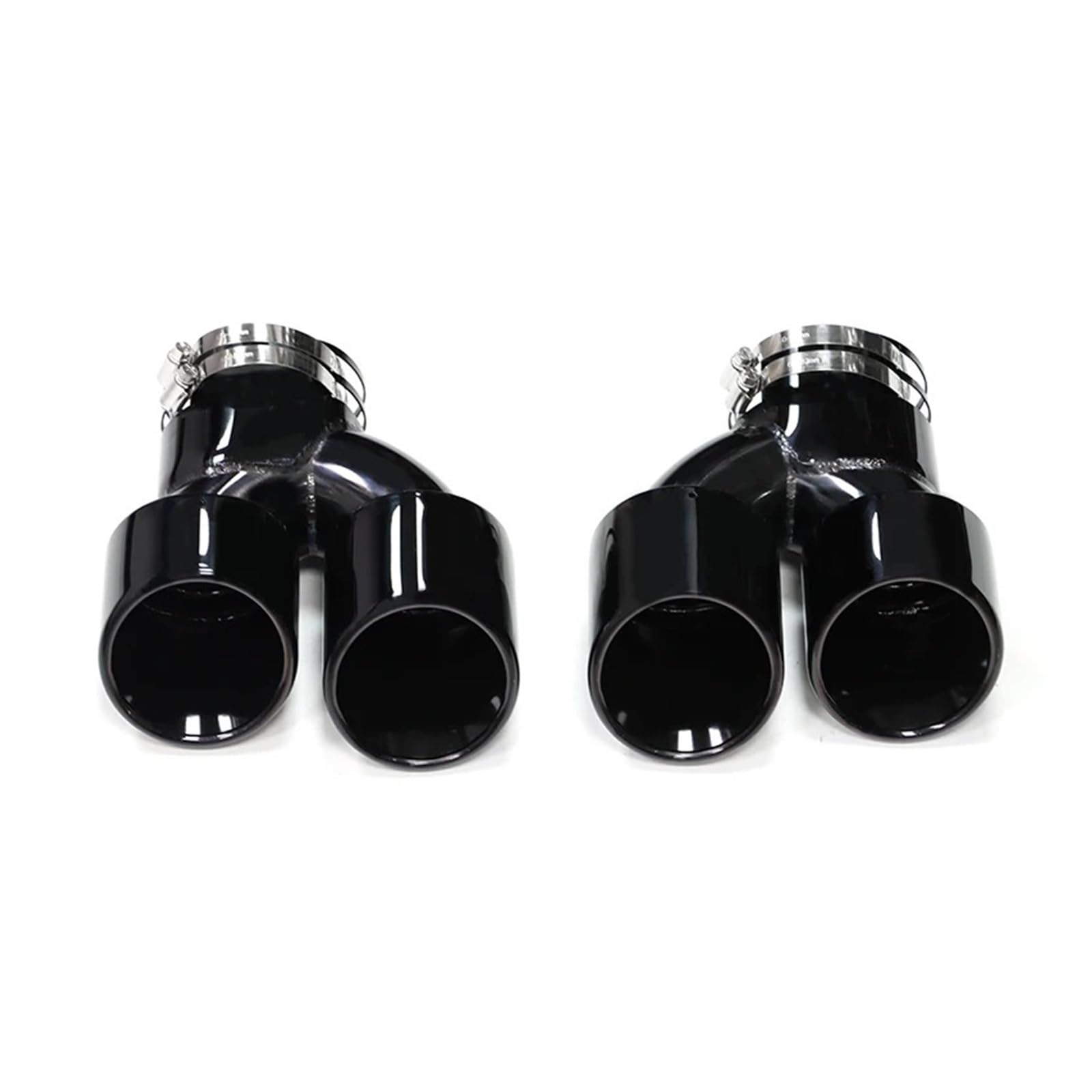 Auspuffrohr Für G20 G21 G22 G23 G42 M340i M440i M240i Auto-Auspuffrohr Aus Kohlefaser Mit Vier Auspuffspitzen Schalldämpfer-Endrohr Auspuffblenden(Black A) von HXVGEGKPYK