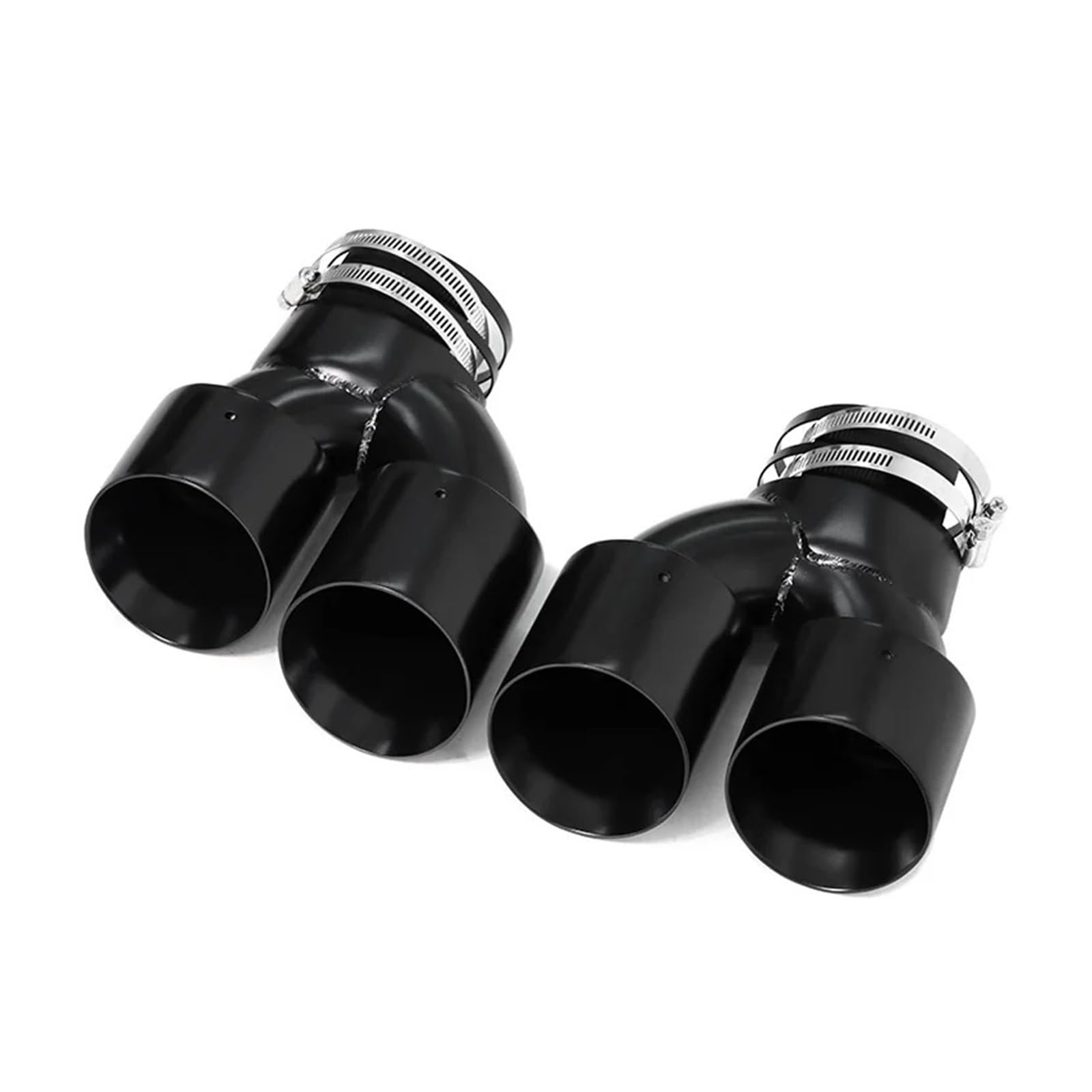 Auspuffrohr Für G20 G21 G22 G23 G42 M340i M440i M240i Auto-Auspuffrohr Aus Kohlefaser Mit Vier Auspuffspitzen Schalldämpfer-Endrohr Auspuffblenden(Black C) von HXVGEGKPYK