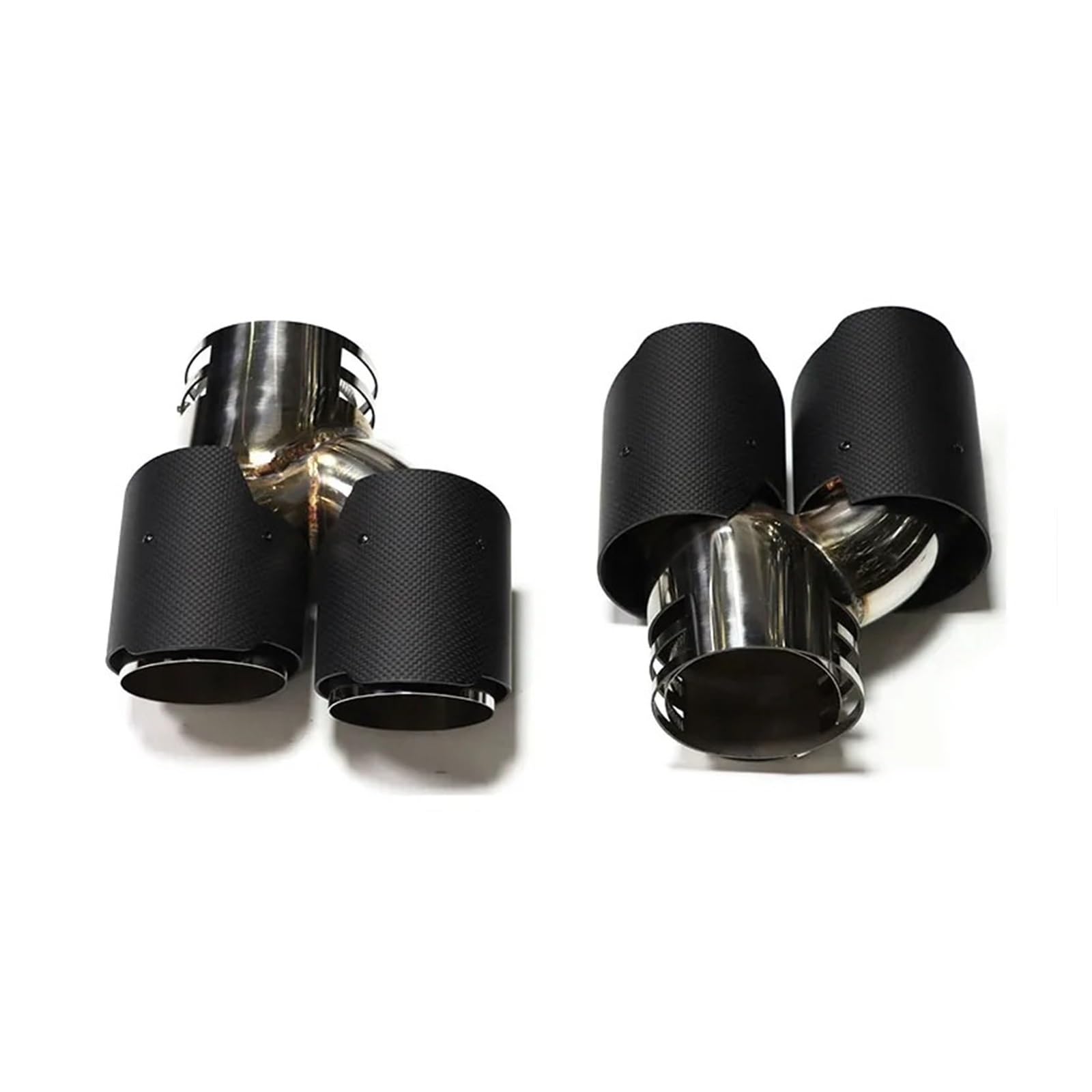 Auspuffrohr Für G20 G21 G22 G23 G42 M340i M440i M240i Auto-Auspuffrohr Aus Kohlefaser Mit Vier Auspuffspitzen Schalldämpfer-Endrohr Auspuffblenden(Carbon Fiber A) von HXVGEGKPYK