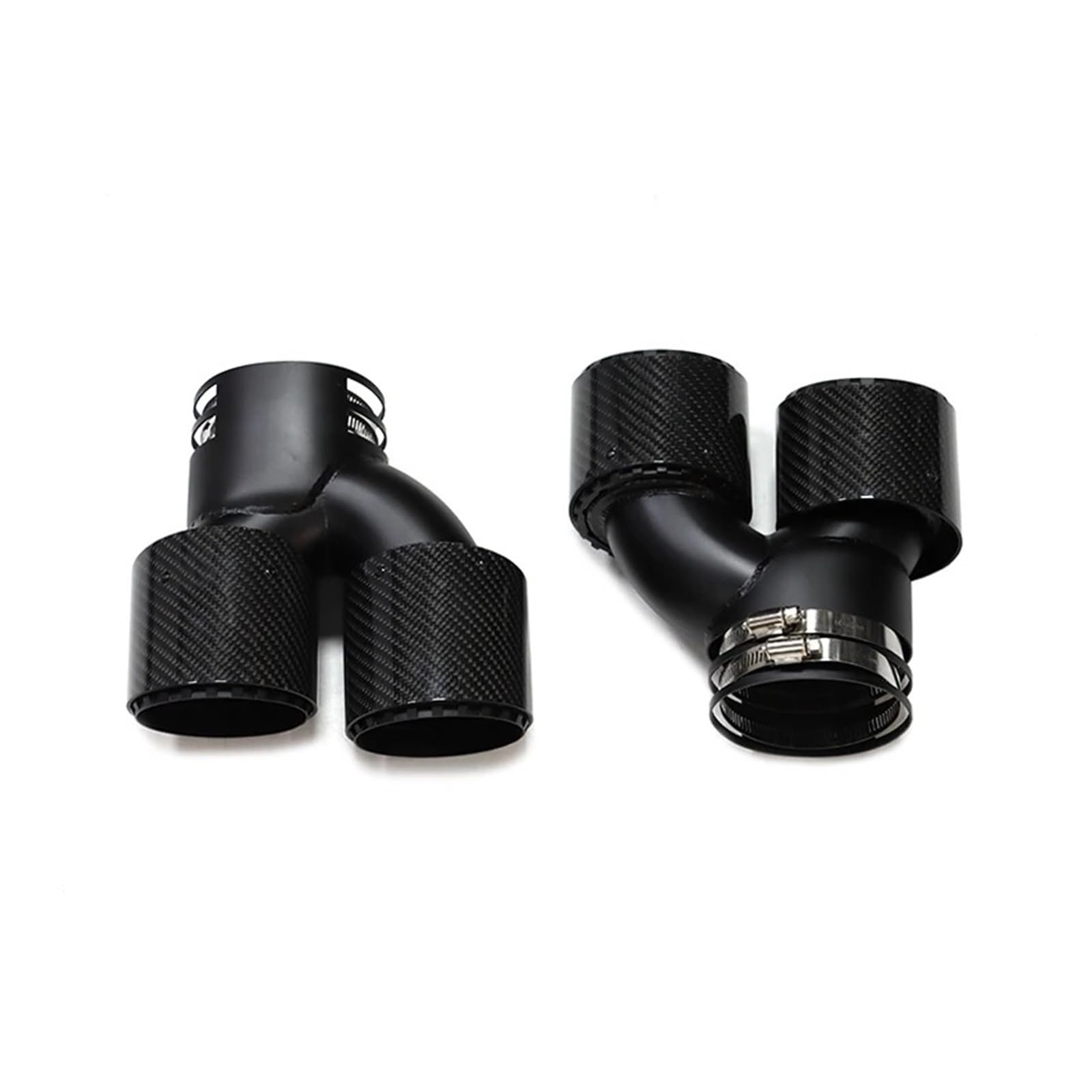 Auspuffrohr Für G20 G21 G22 G23 G42 M340i M440i M240i Auto-Auspuffrohr Aus Kohlefaser Mit Vier Auspuffspitzen Schalldämpfer-Endrohr Auspuffblenden(Carbon Fiber F) von HXVGEGKPYK