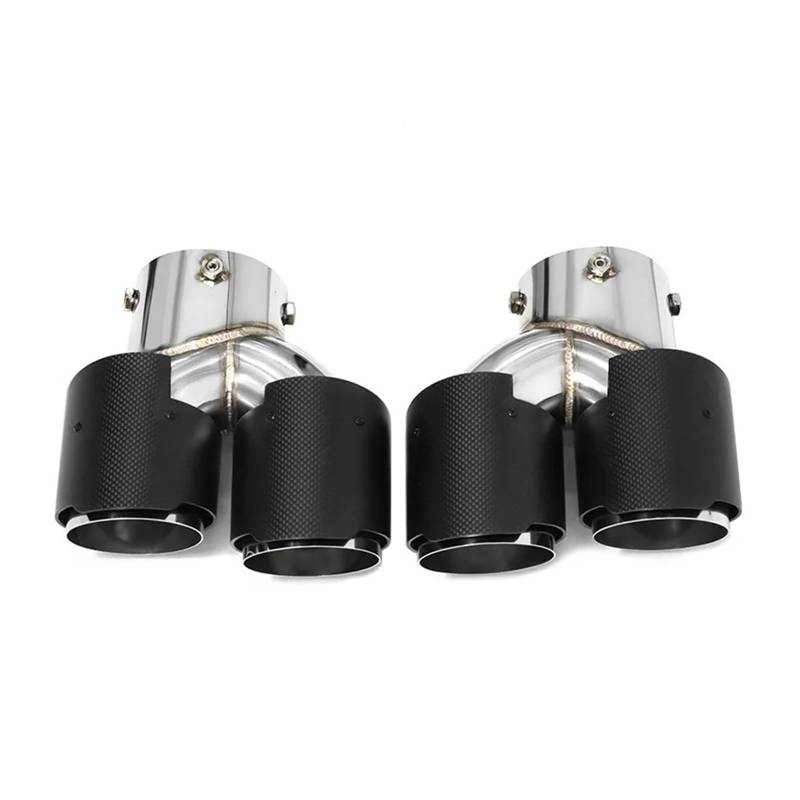Auspuffrohr Für G20 G21 M340i Für MPE 2019 2020 2021 Auto Auspuffrohr Carbon Fiber Vier Schalldämpfer Spitze Endrohr Auspuffblenden(Carbon Fiber A M) von HXVGEGKPYK