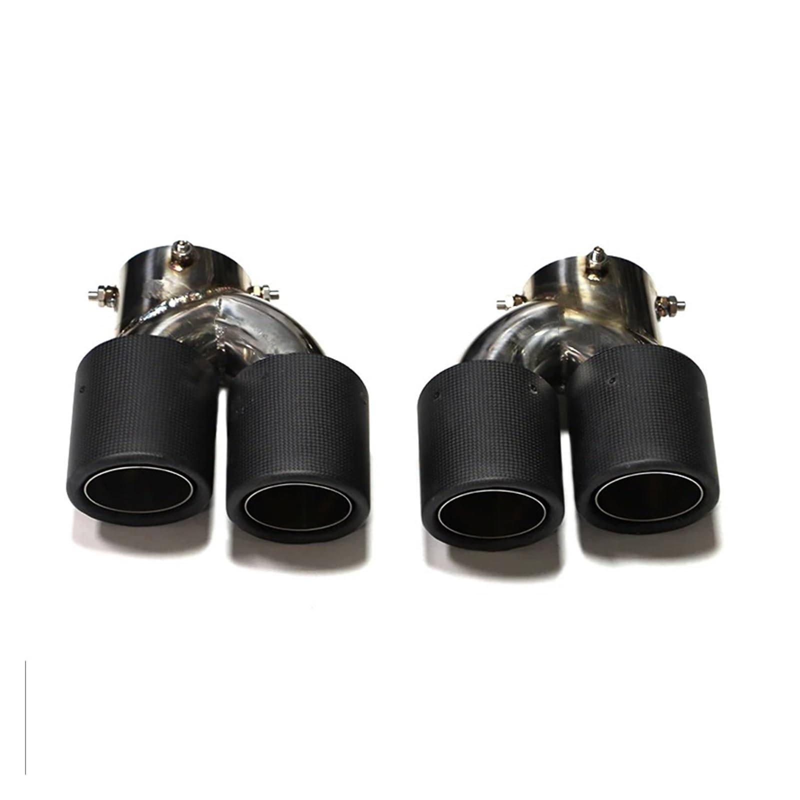 Auspuffrohr Für G20 G21 M340i Für MPE 2019 2020 2021 Auto Auspuffrohr Carbon Fiber Vier Schalldämpfer Spitze Endrohr Auspuffblenden(Carbon Fiber D M) von HXVGEGKPYK