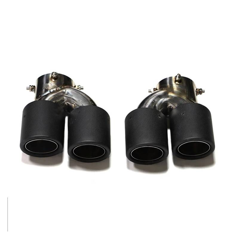 Auspuffrohr Für G20 G21 M340i Für MPE 2019 2020 2021 Auto Auspuffrohr Carbon Fiber Vier Schalldämpfer Spitze Endrohr Auspuffblenden(Carbon Fiber D M) von HXVGEGKPYK