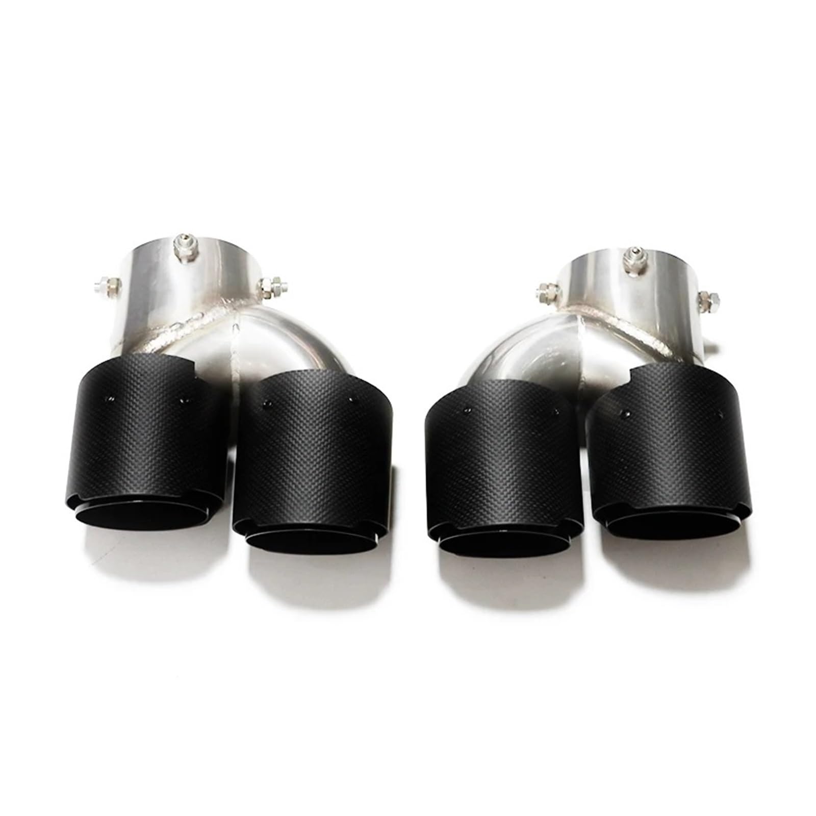Auspuffrohr Für G20 G21 M340i Für MPE 2019 2020 2021 Auto Auspuffrohr Carbon Fiber Vier Schalldämpfer Spitze Endrohr Auspuffblenden(Carbon Fiber G Mi) von HXVGEGKPYK