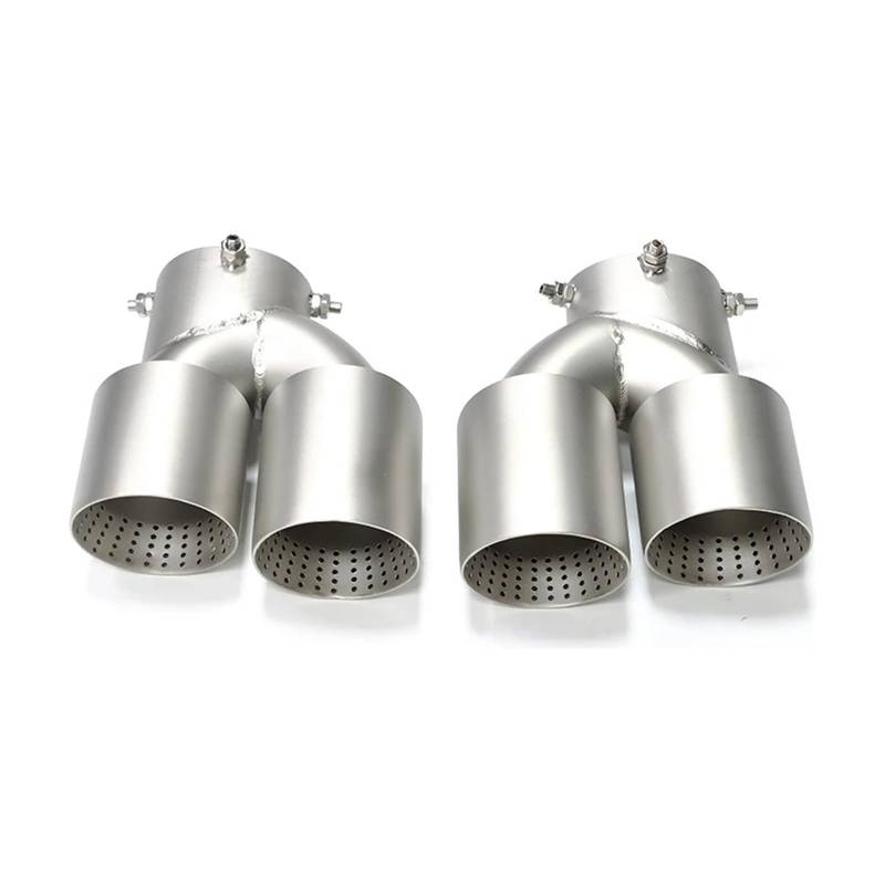 Auspuffrohr Für G20 G21 M340i Für MPE 2019 2020 2021 Auto Auspuffrohr Carbon Fiber Vier Schalldämpfer Spitze Endrohr Auspuffblenden(Matte SS M) von HXVGEGKPYK