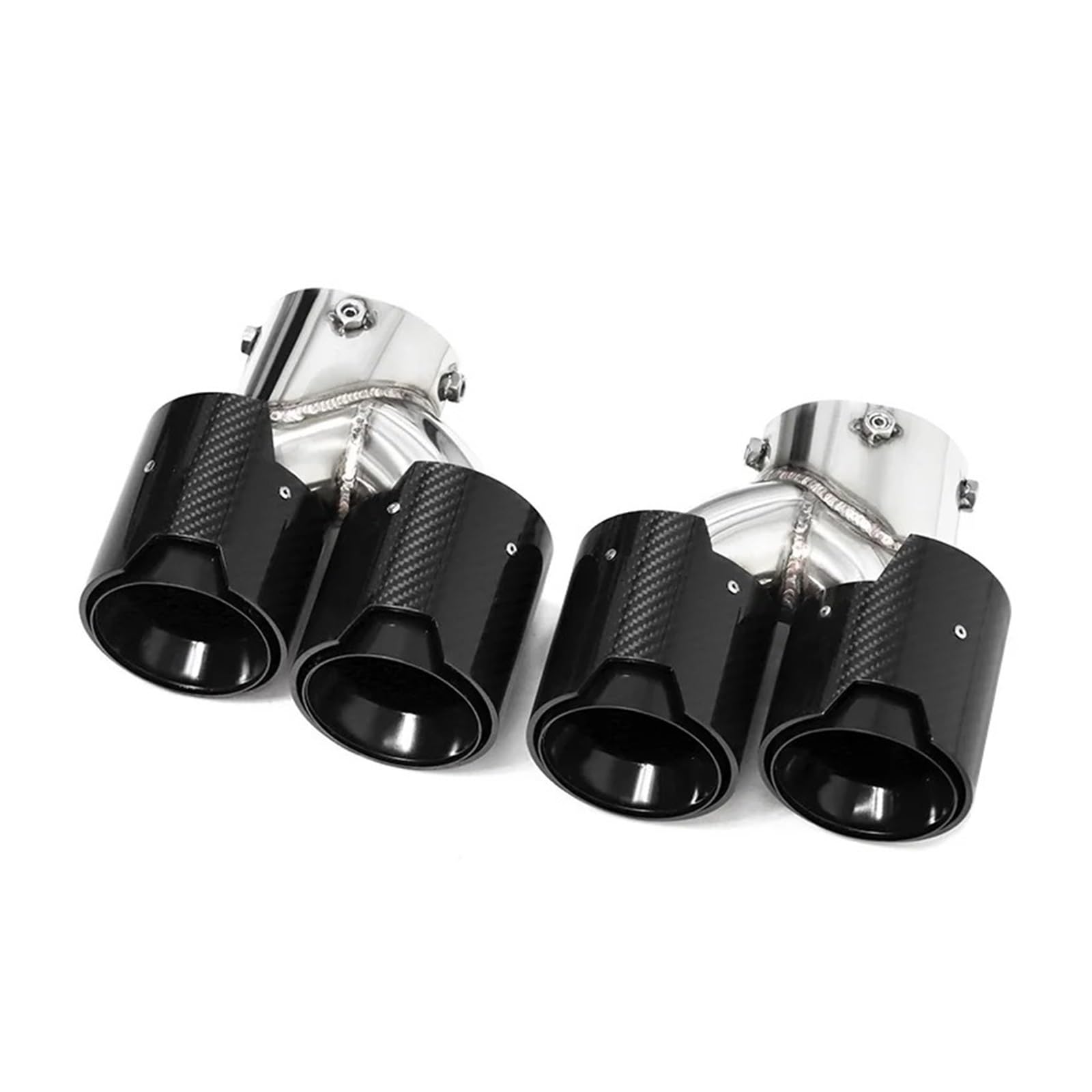 Auspuffrohr Für G20 G21 M340i M240i G42 M440i Auto Carbon Fiber Auspuff Spitze Schalldämpfer Spitze Endrohr Auspuff System Auspuffblenden(Carbon Fiber H) von HXVGEGKPYK