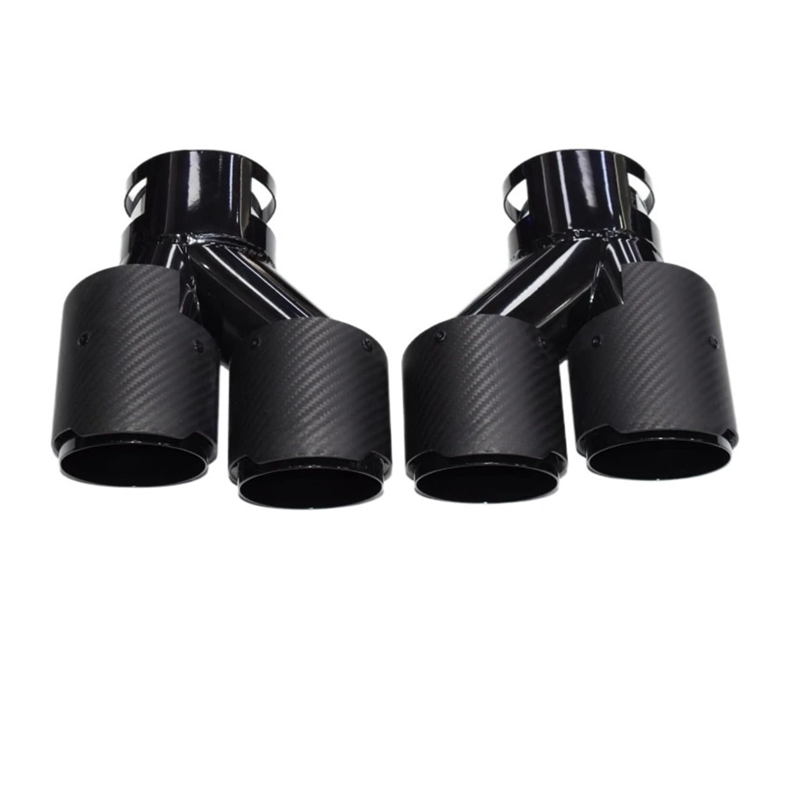 Auspuffrohr Für M240i M340i M440i G20 G21 G23 G42 Auto Carbon Fiber Schalldämpfer Endrohr Schwarz Auspuffrohr Spitze Düse Auspuffblenden(4) von HXVGEGKPYK