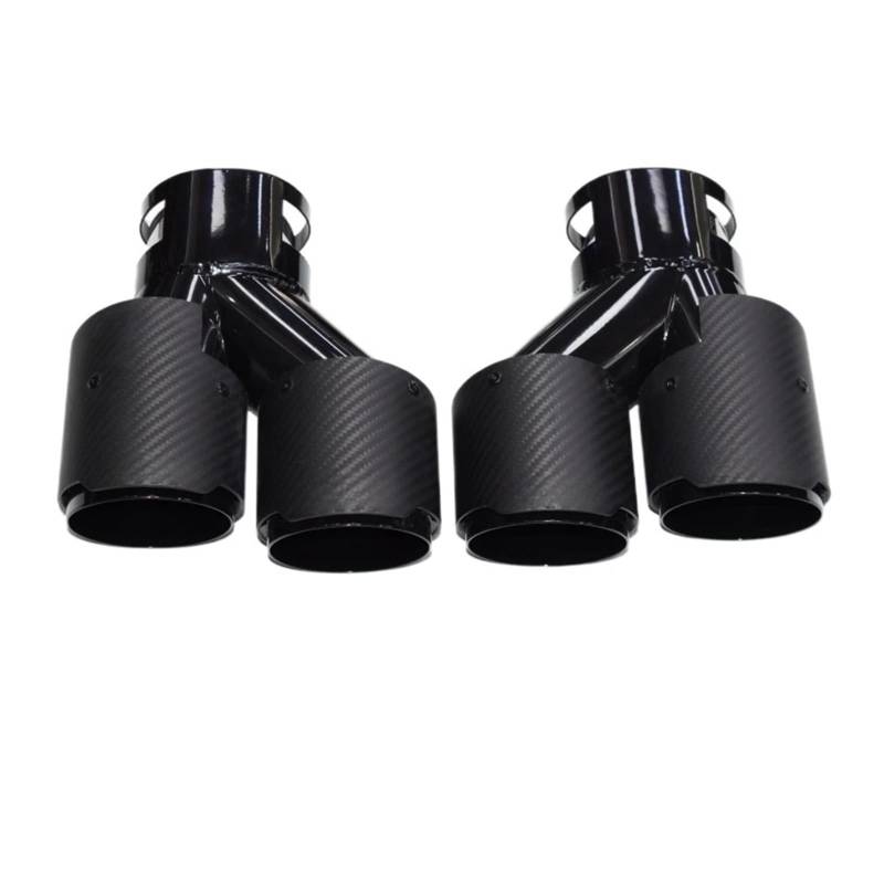 Auspuffrohr Für M240i M340i M440i G20 G21 G23 G42 Auto Carbon Fiber Schalldämpfer Endrohr Schwarz Auspuffrohr Spitze Düse Auspuffblenden(4) von HXVGEGKPYK