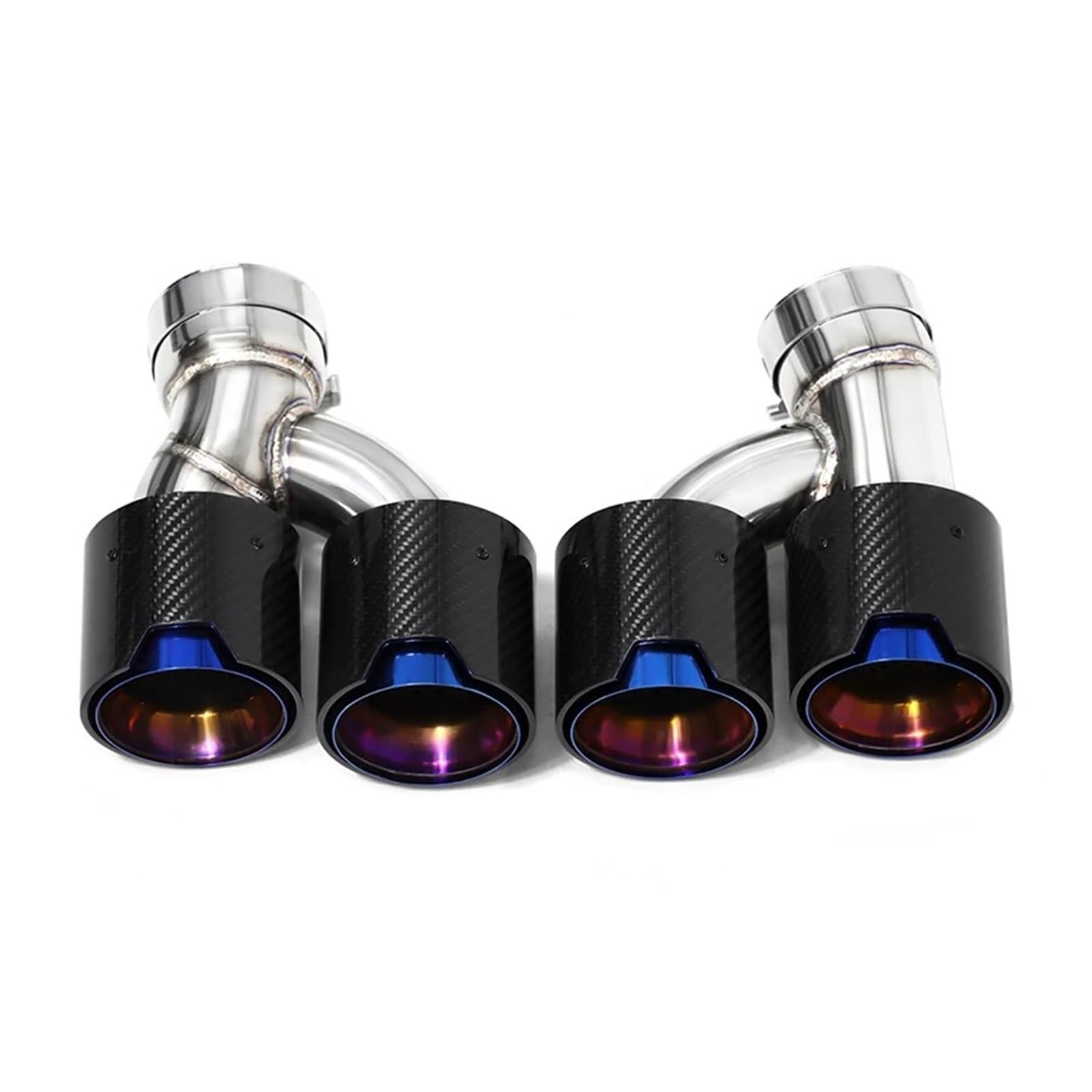 Auspuffrohr Für M5 G30 G31 535i 528i 530i 2018+ Auto-Auspuffblende Carbonfaser-Schalldämpfer-Spitzendüse Endrohr Auspuffblenden(C F H) von HXVGEGKPYK
