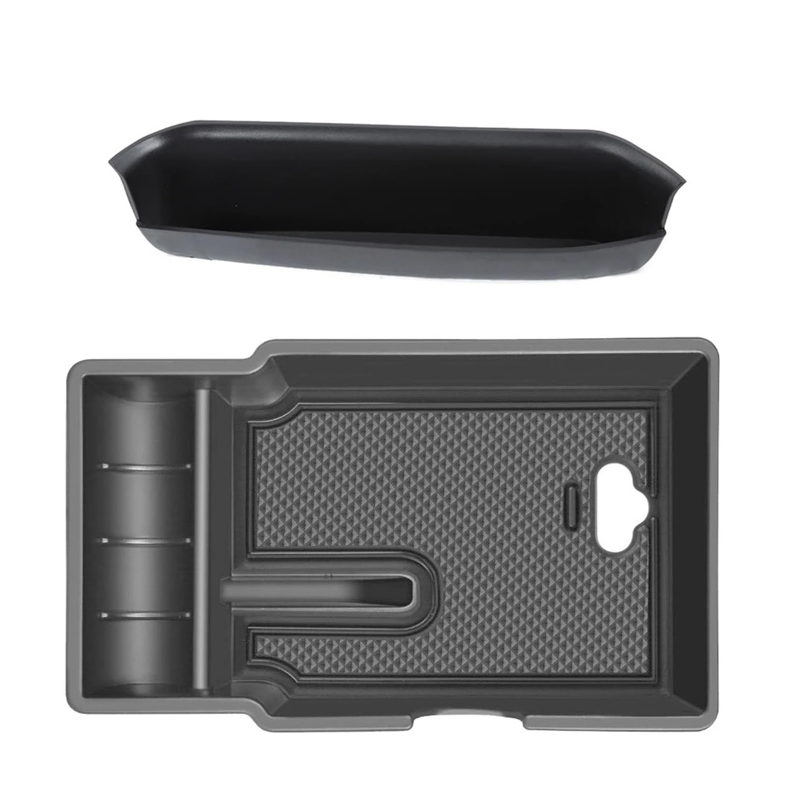 Getriebe Panel Trim Für Renegade 2015-2023 Car Center Console Container Verstauen Aufräumen Innen Armlehne Aufbewahrungsbox Griff Organizer Control Panel Aufkleber(2 Piece Set) von HXVGEGKPYK