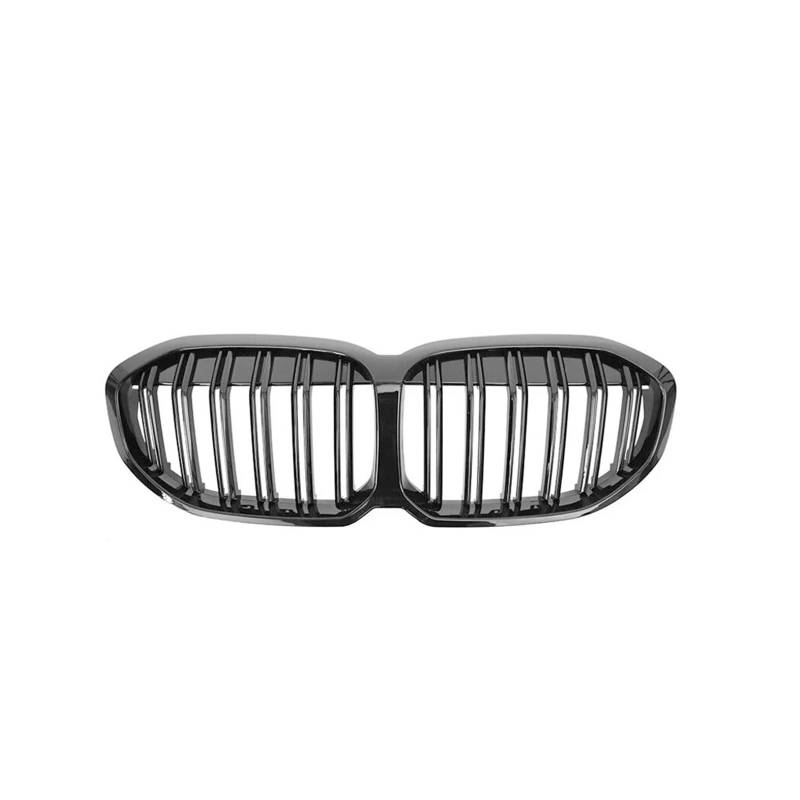 Kühlergrill 1 Paar Für 1er F40 116i 118i 120i 128ti M135 2020–2024 Auto-Frontstoßstangen-Nierengrill M-Farbe Schwarz Glänzende Gitter Front Kühlergrille(Double-Gloss Black) von HXVGEGKPYK