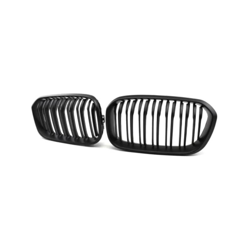 Kühlergrill 1 Paar Für 1er-Serie F20 F21 2012–2018 Auto-Frontgrills Schwarz Glänzend Nierengrill Ersatz-Renngitter Für Die Vordere Stoßstange Front Kühlergrille(15-18 Matte Black) von HXVGEGKPYK