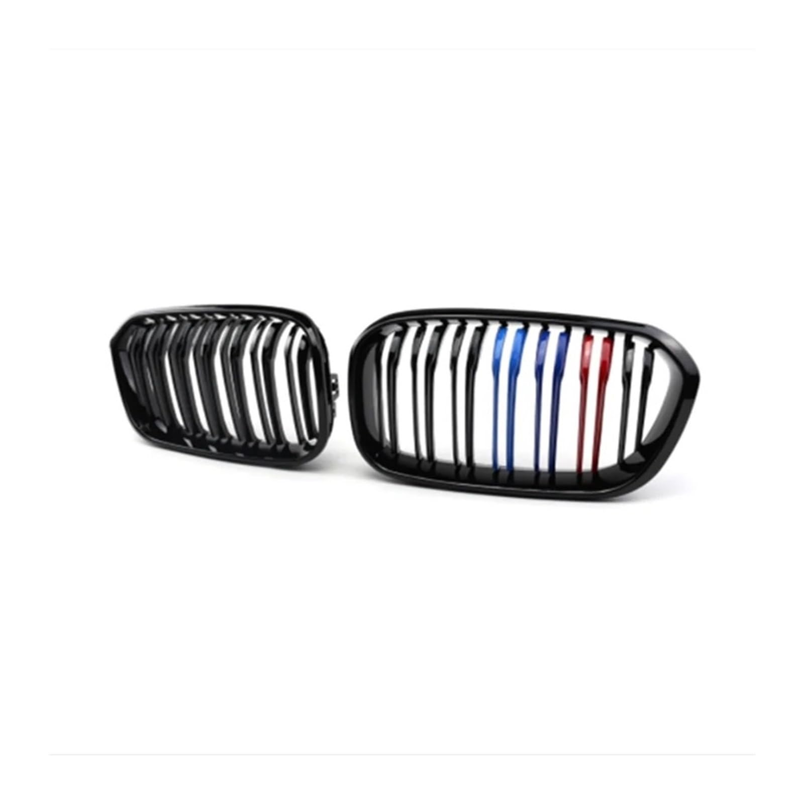 Kühlergrill 1 Paar Für 1er-Serie F20 F21 2012–2018 Auto-Frontgrills Schwarz Glänzend Nierengrill Ersatz-Renngitter Für Die Vordere Stoßstange Front Kühlergrille(15-18 Three Colors) von HXVGEGKPYK