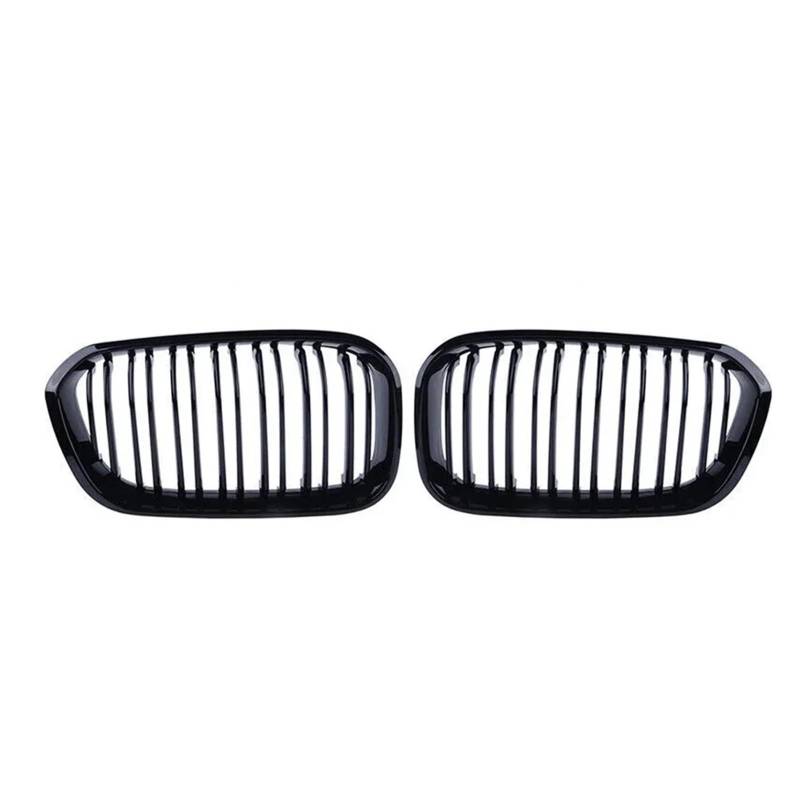 Kühlergrill 1 Paar Für 1er-Serie F20 F21 2012–2019 Auto-Frontgrills Schwarz Glänzend Nierengrill Ersatz-Renngitter Für Die Vordere Stoßstange Front Kühlergrille(Double-Glossy Black) von HXVGEGKPYK
