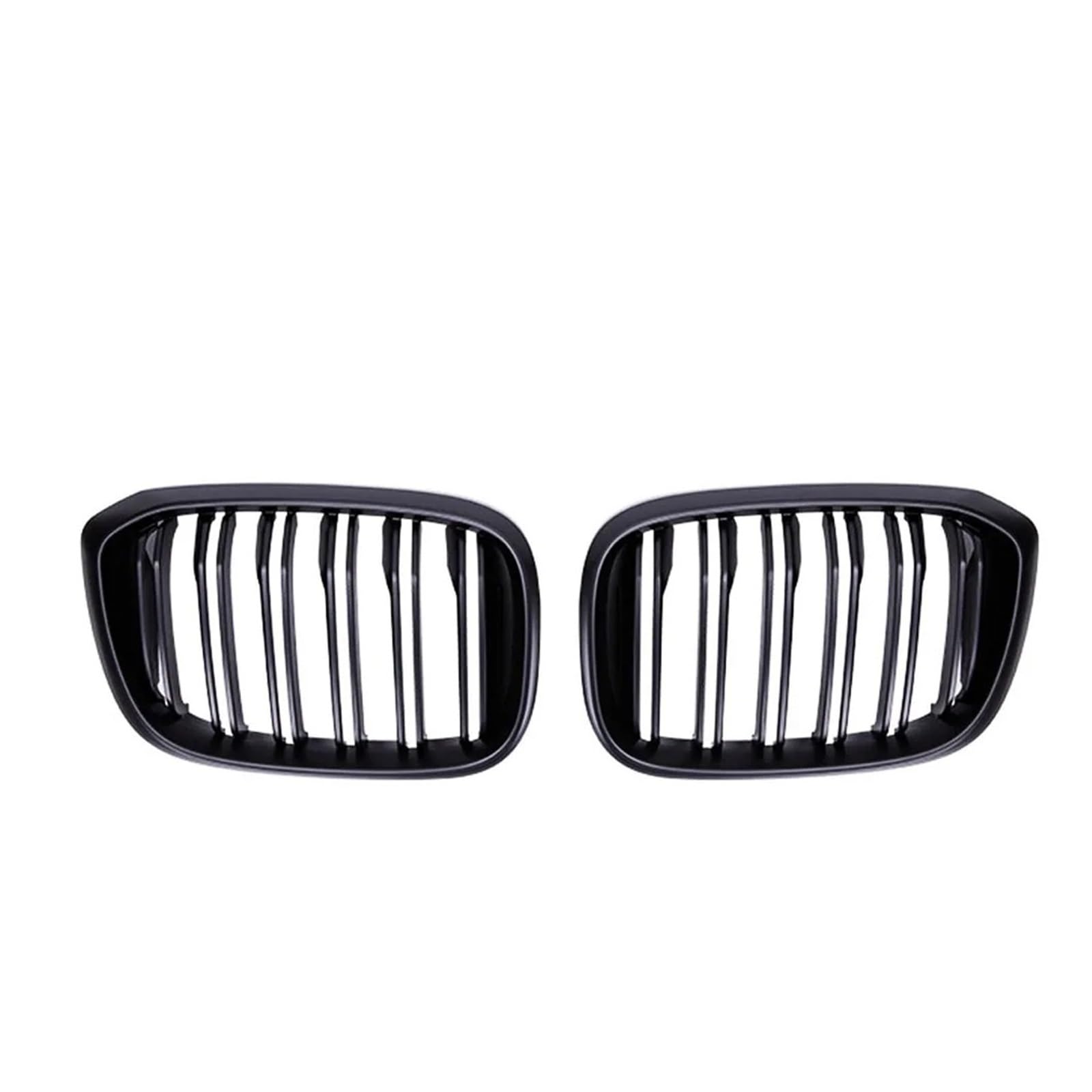 Kühlergrill 1 Paar Für X3 Für X4 G01 G02 G08 2018-2021 Auto Fronthaube Nierengrill Glänzend Schwarz Renngrills 2-zeilige Doppellamelle Front Kühlergrille(Matte Black) von HXVGEGKPYK